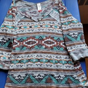 Southwestern Colorful Top